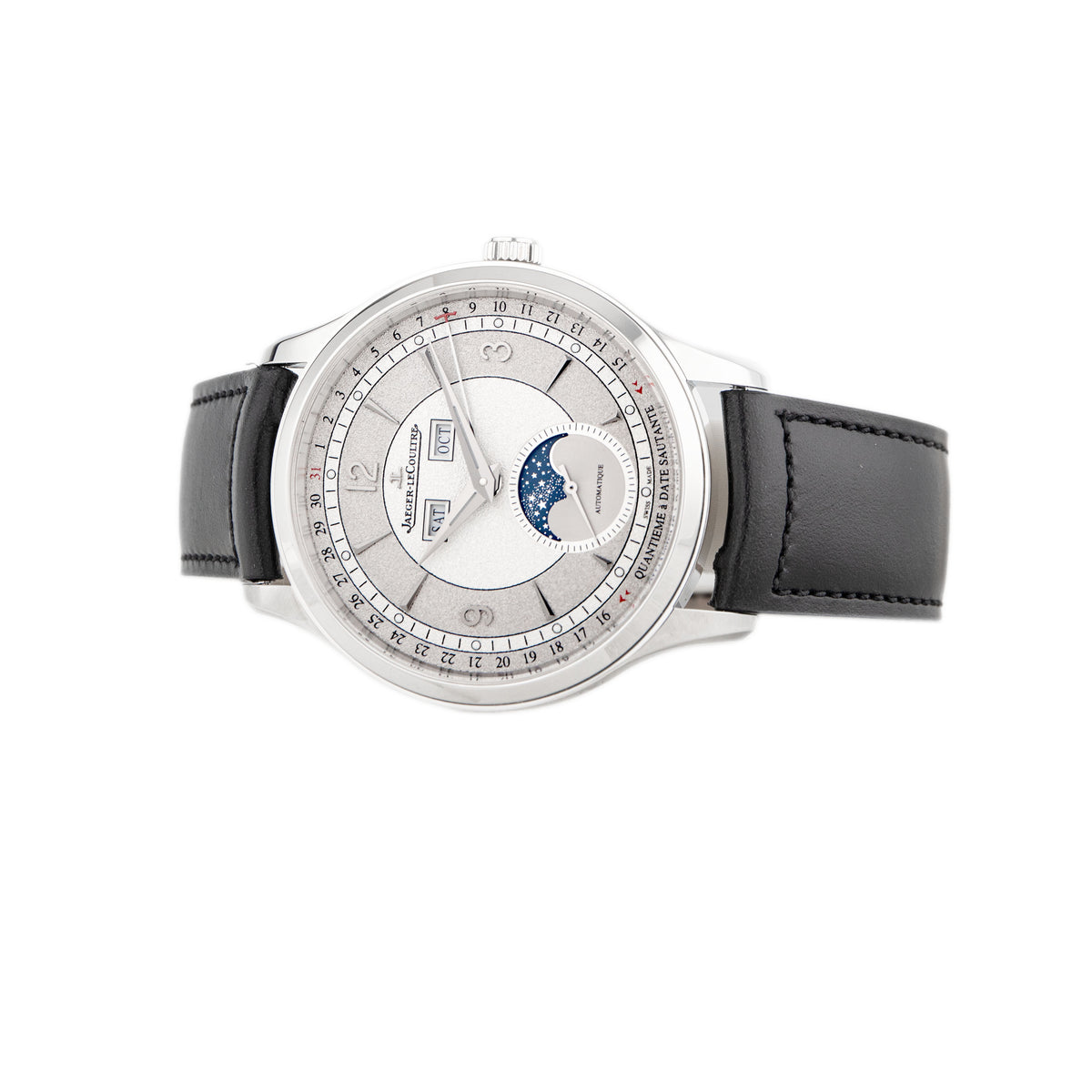 Jaeger-LeCoultre Master Control Calendar Stainless Steel Gray Dial 40mm Q4148450 Full Set
