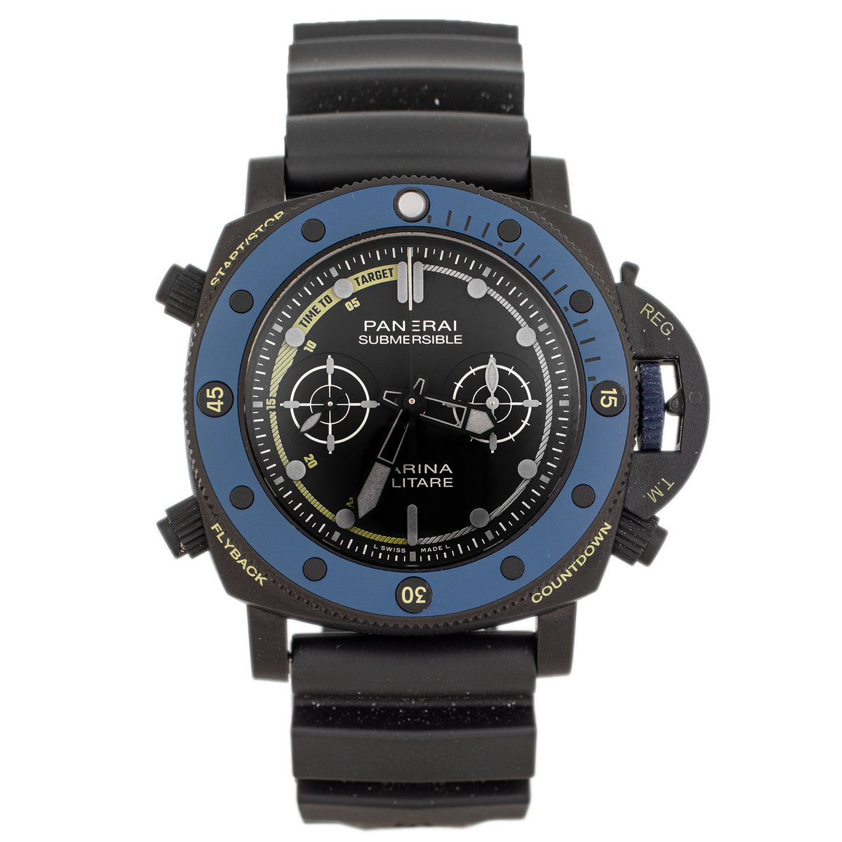 Submersible Marina Militare Forze Speciali Titanium Black Dial 47mm Pam02239 Full Set
