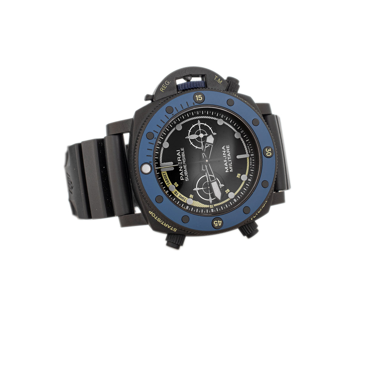 Submersible Marina Militare Forze Speciali Titanium Black Dial 47mm Pam02239 Full Set