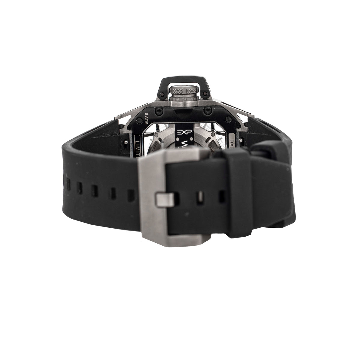 Wilbur EXP-Dark Mode Stainless Steel Ceramic Skeleton Dial 41.5x41.5mm Full Set