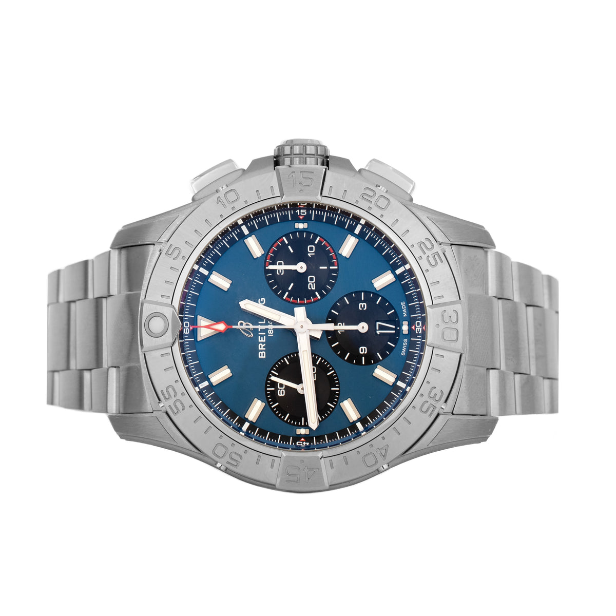 Breitling Avenger B01 Chronograph Stainless Steel Blue Dial 42mm AB0146