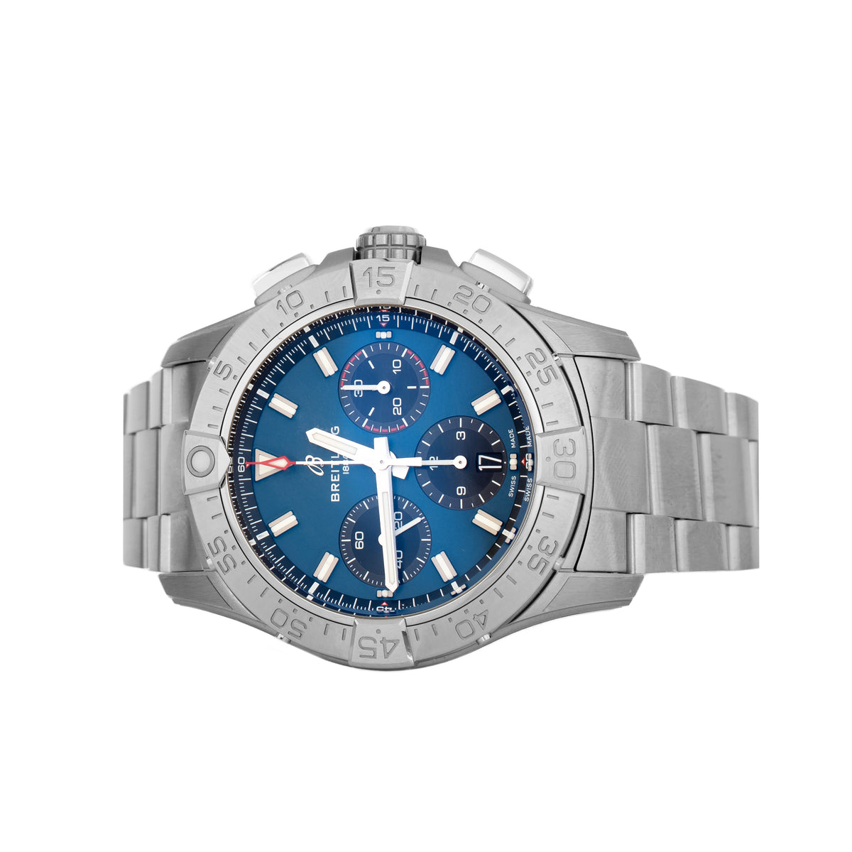 Breitling Avenger B01 Chronograph Stainless Steel Blue Dial 42mm AB0146