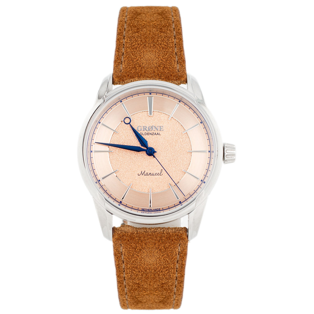 Grone Oldenzaal Manueel One Barts One Stainless Steel Salmon Dial 38.5