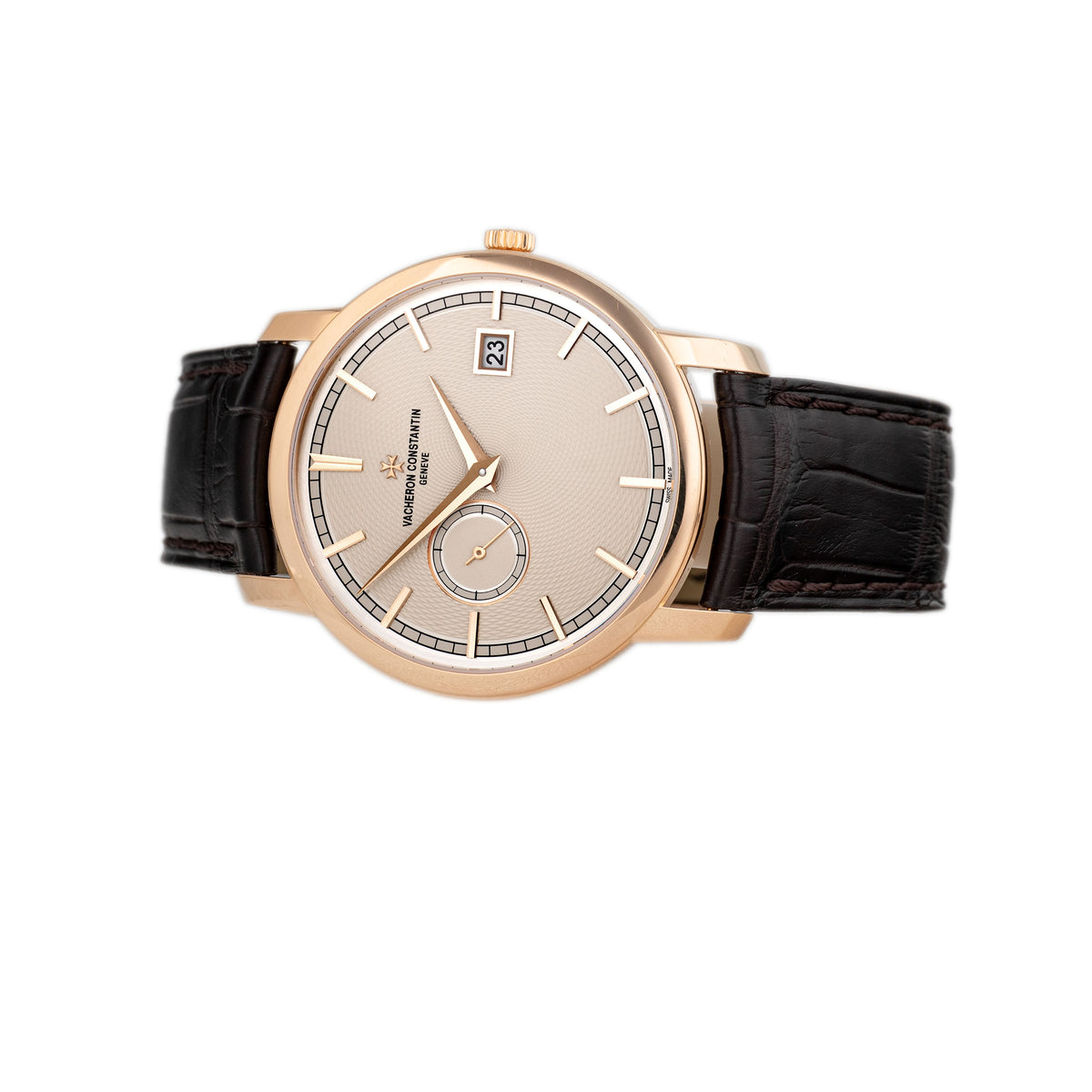 Vacheron Constantin Traditionnelle Rose Gold Silver Dial 38mm 87172/000R-B167 Full Set
