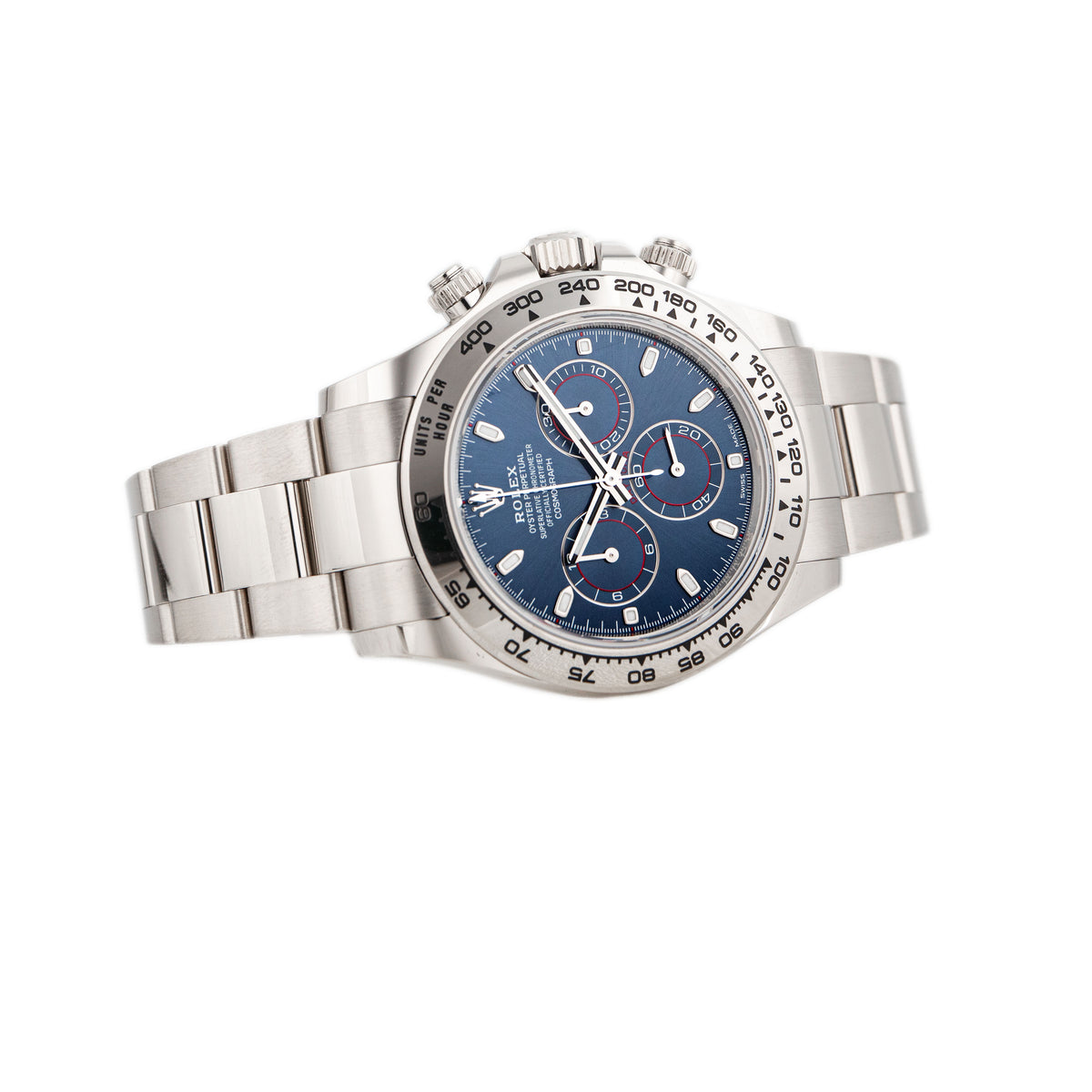 Rolex Daytona White Gold Blue Dial 40mm 116509 Full Set