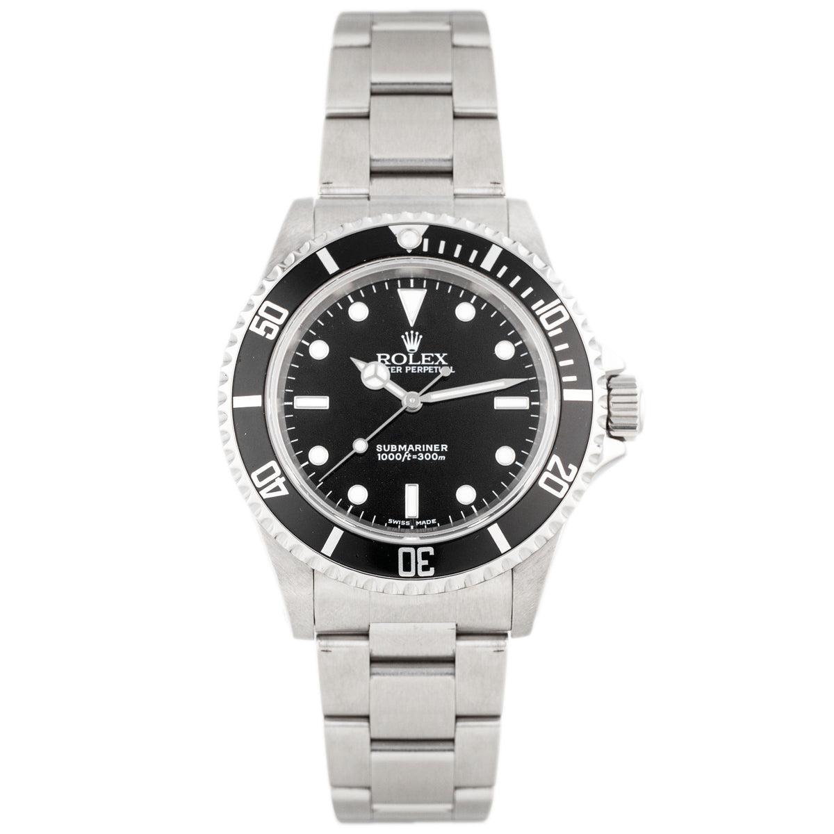Rolex Submariner Stainless Steel Black Dial 40mm 14060 Full Set