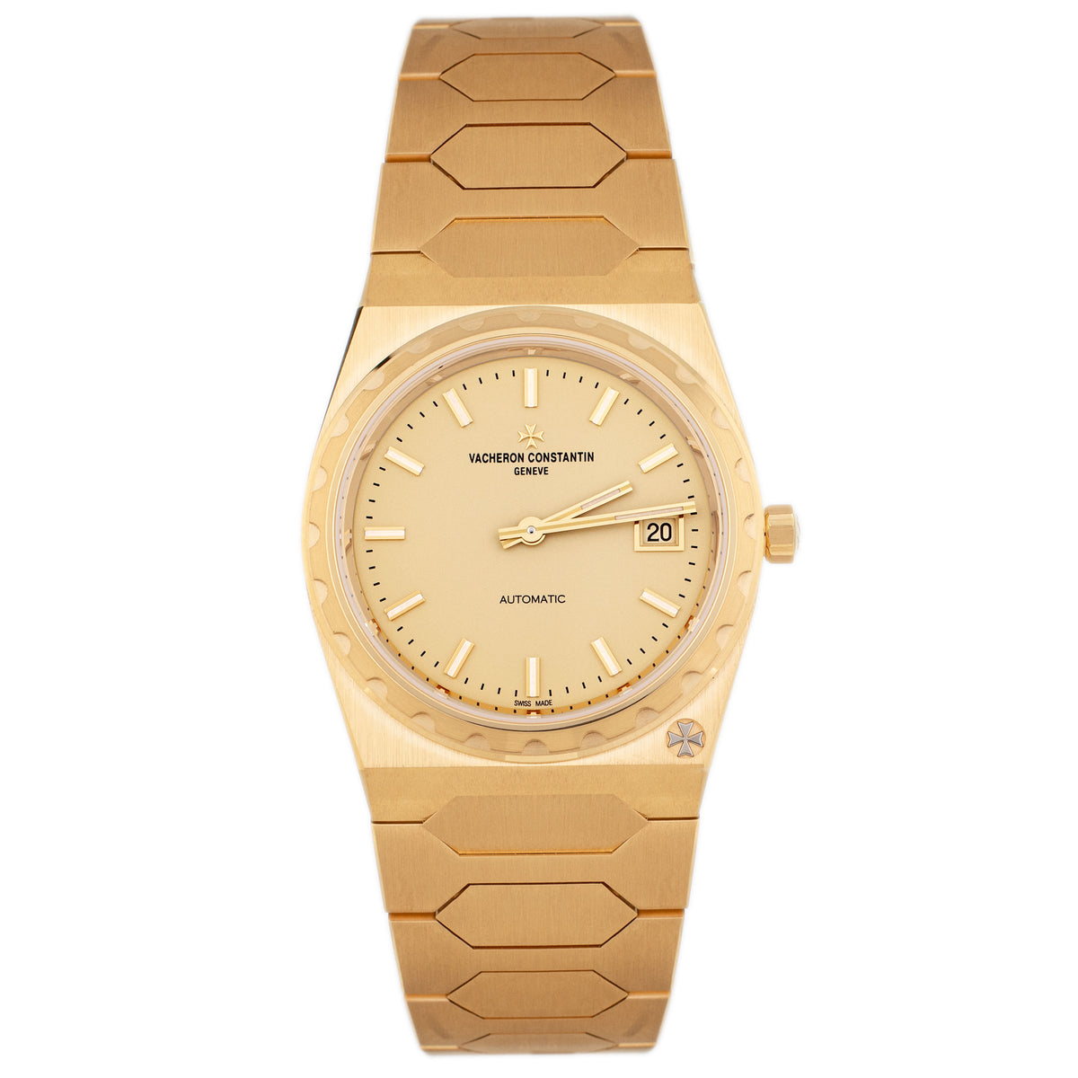 Vacheron Constantin Historiques 222 Yellow Gold Champagne Dial 37mm 4200H/222J-B935 Full Set