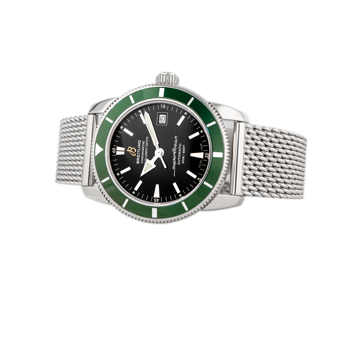 Breitling Superocean Heritage Stainless Steel Black Dial 42mm A17321 Full Set