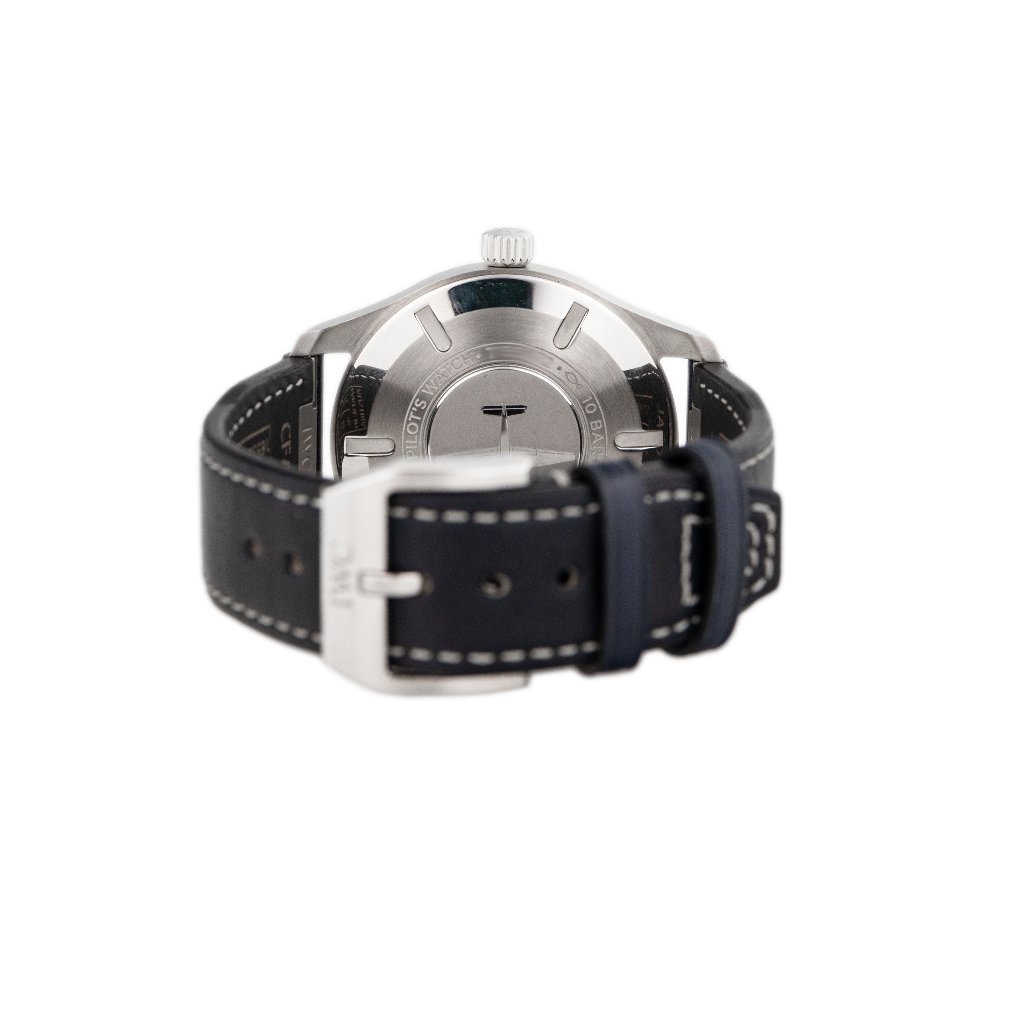 IWC Pilot's Watch Mark XX Stainless Steel Blue Dial 41mm IW328203 Full