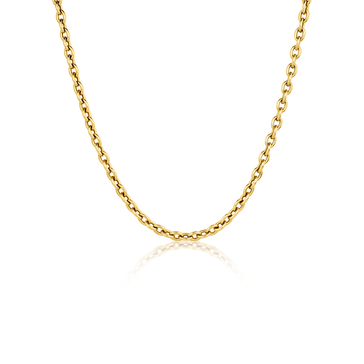 Syna Jewels 18k Yellow Gold Oval Link Chain