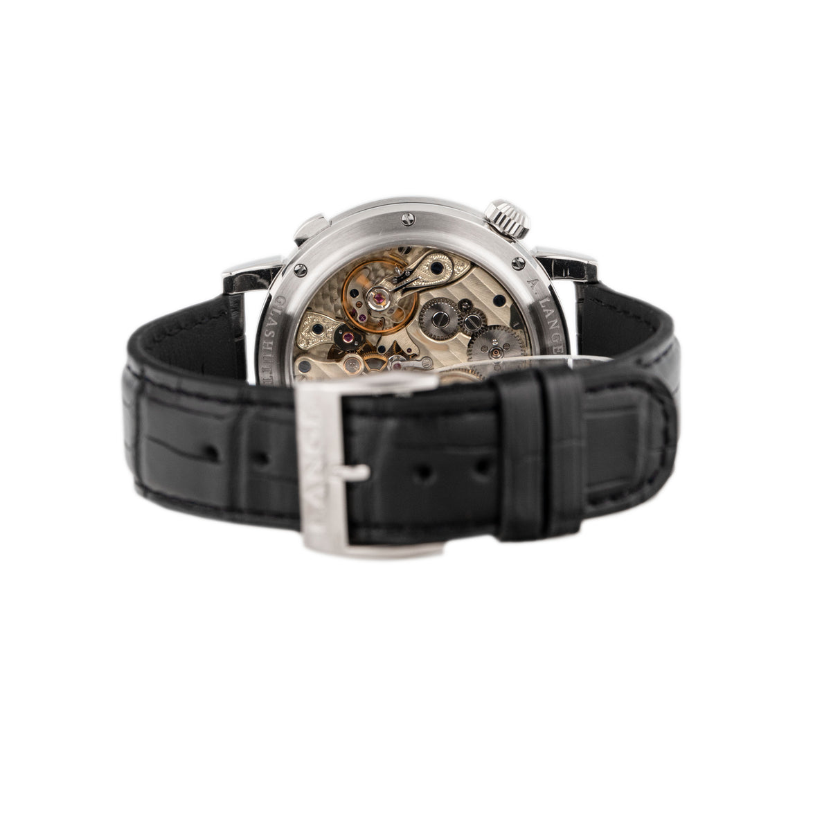 A. Lange & Sohne Zeitwerk Striking Time White Gold Gray Dial 44mm 145.029 Full Set