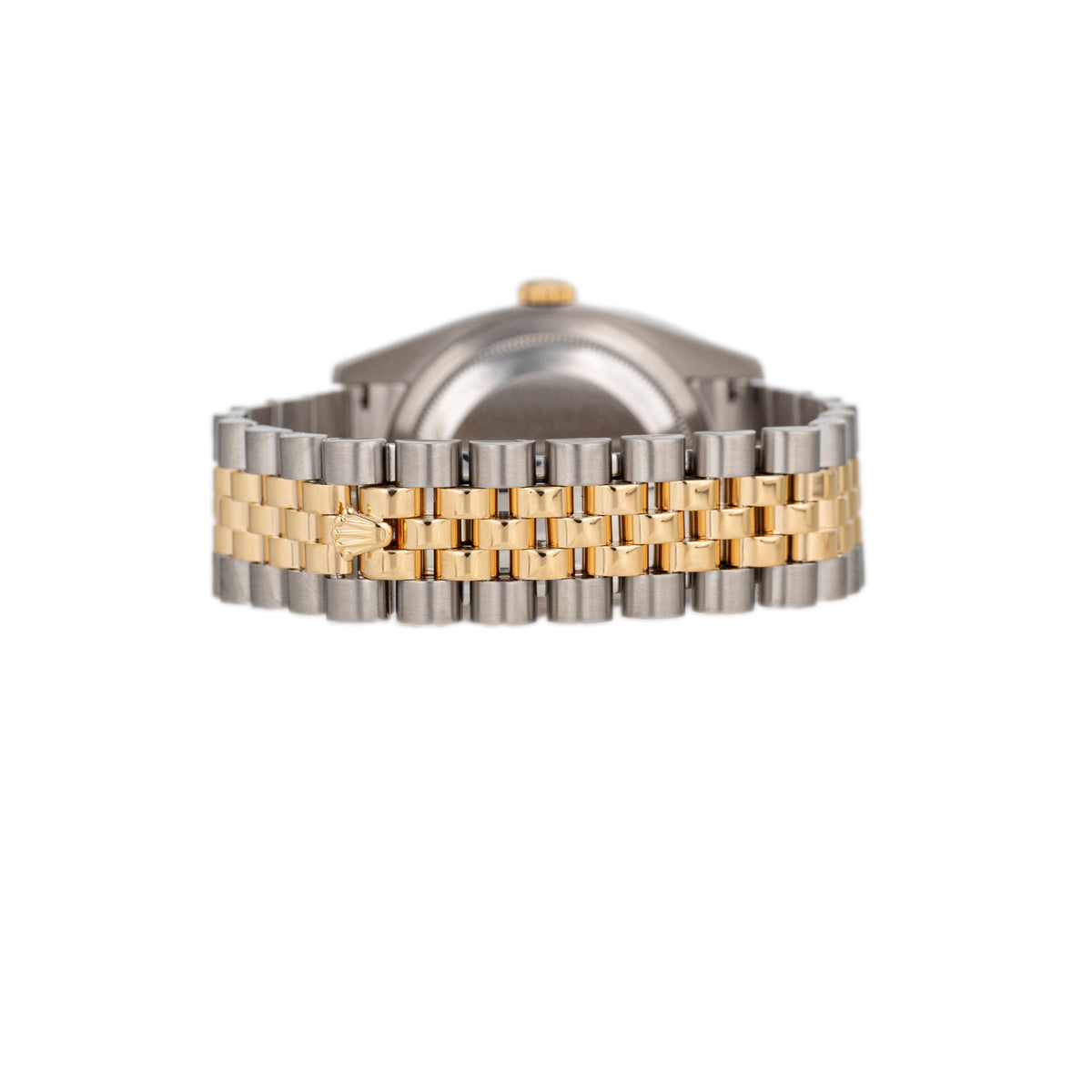 Rolex Datejust 36 Stainless Steel & Yellow Gold White Roman Dial Fluted Jubilee 36mm 116233 Full Set