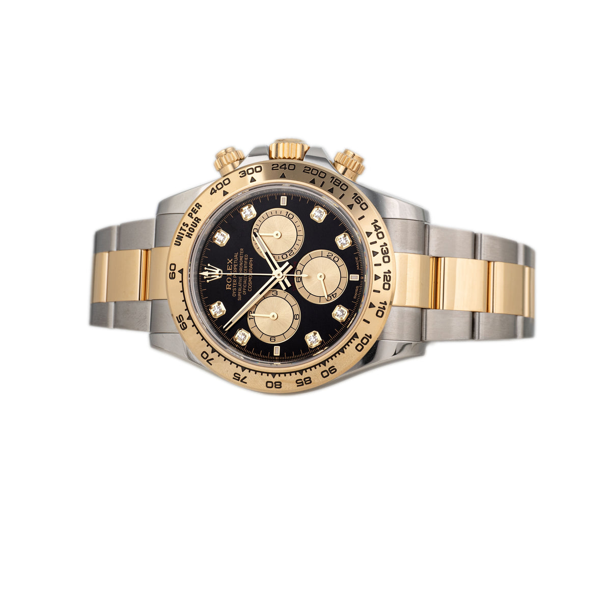 Rolex Cosmograph Daytona Stainless Steel & Yellow Gold Black Dial 40mm 126503 Full Set