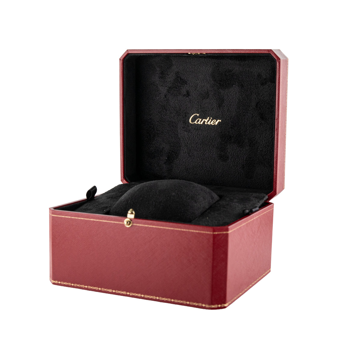 Cartier Santos-Dumont Yellow Gold Black Obsidian Dial 43.5x31.4mm WGSA0123 Full Set