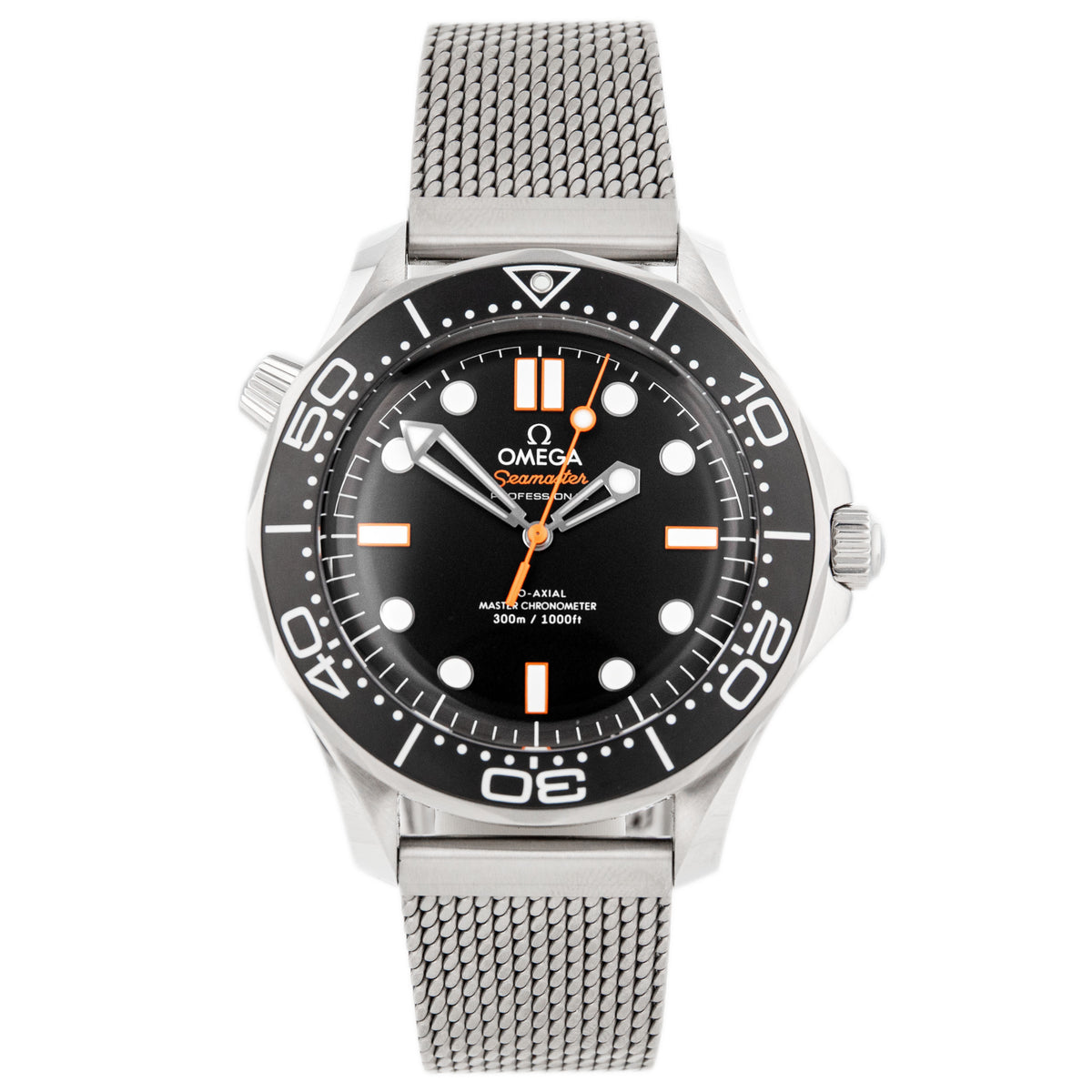 Omega Seamaster Diver 300M Stainless Steel Black Dial 42mm 210.30.42.20.01.018 Full Set