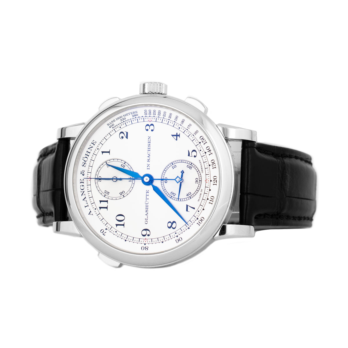 A. Lange & Sohne 1815 Rattrapante Platinum Silver Dial 41.2mm  425.025 Full Set