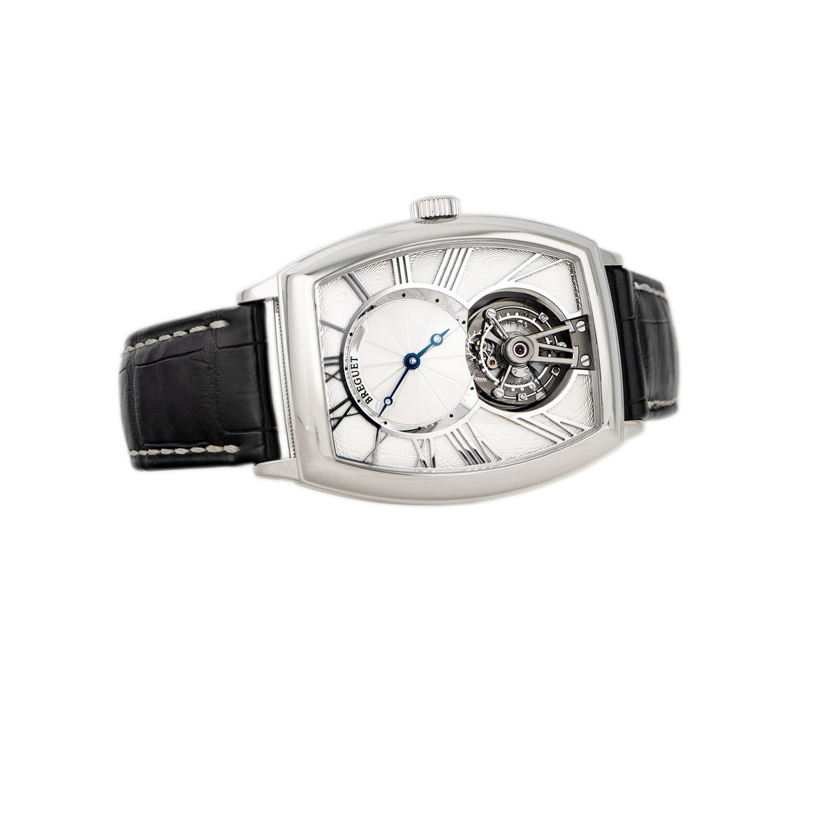 Breguet Heritage Tourbillon Platinum Silver Dial 42x35.1mm 5497PT/12/9V6 Full Set