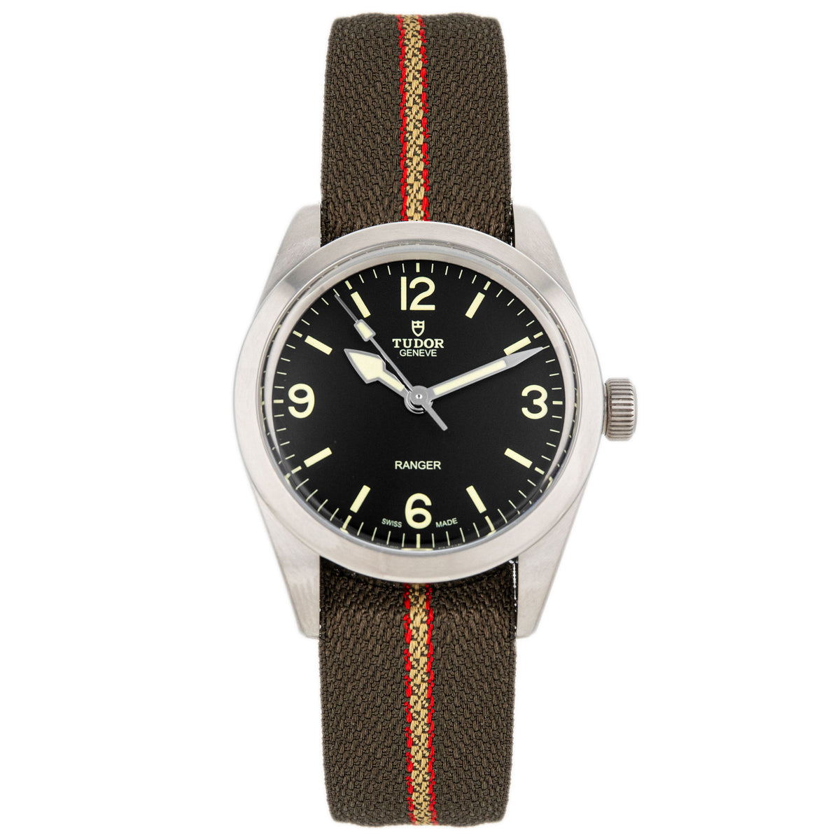 Tudor Ranger Stainless Steel Black Dial 39mm M79950-0003 Full Set
