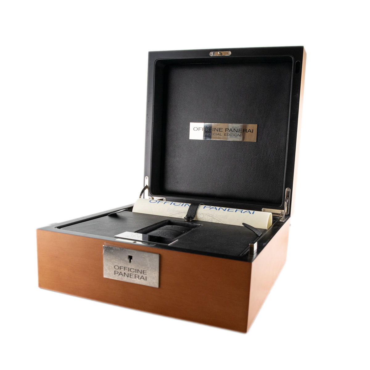 Panerai Radiomir 10 Day GMT White Gold Black Dial 45mm PAM00496 Full Set