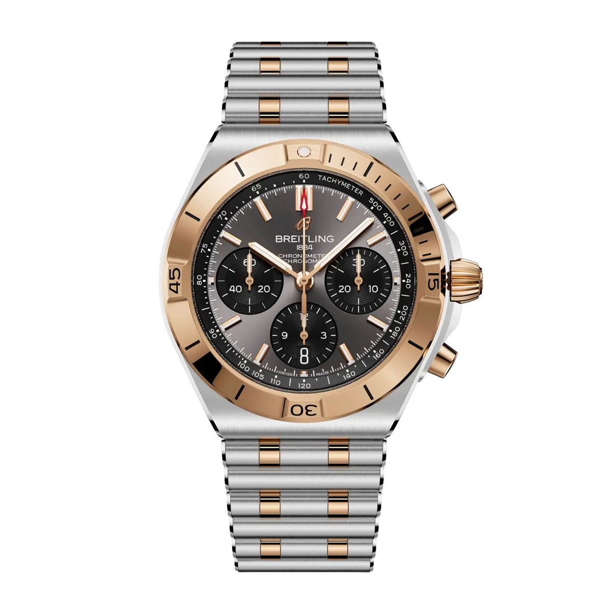 Breitling Chronomat B01 Chronograph Watch, 42mm Grey Dial, UB0158101B1U1