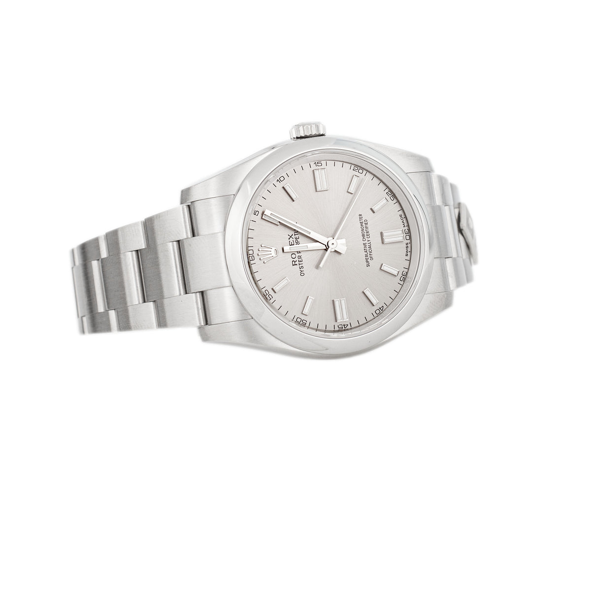 Rolex Oyster Perpetual 36 Dominos Edition Stainless Steel Gray Dial 36mm 116000 Full Set