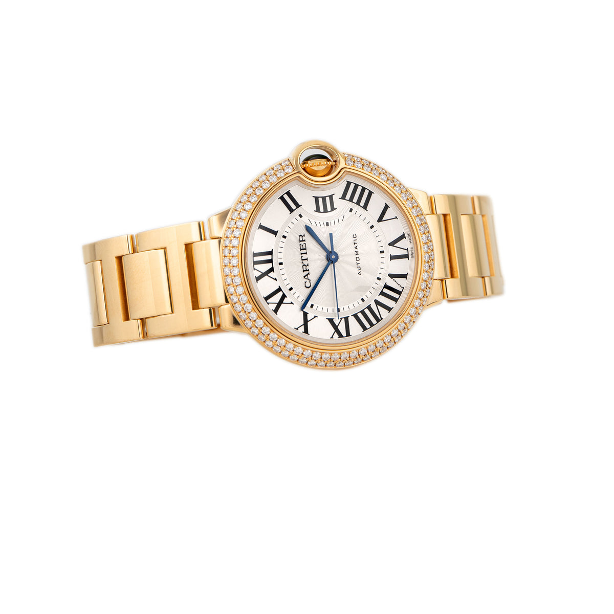 Cartier Ballon Bleu Rose Gold Silver Dial 36mm WE900423