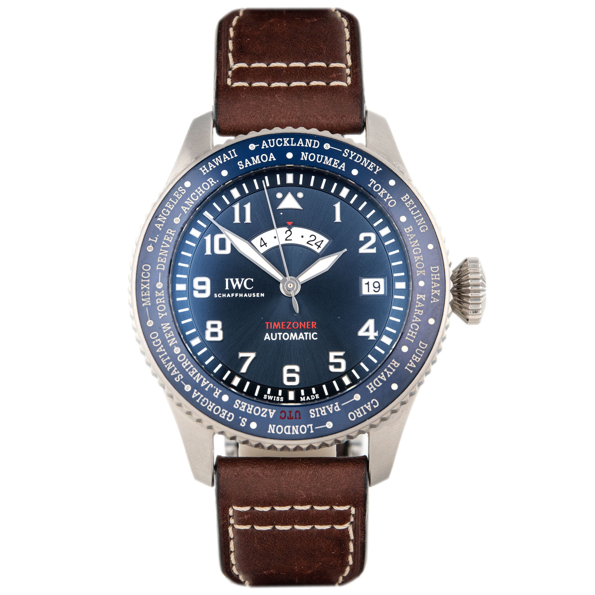 IWC Pilot’s Watch Timezoner Edition Le Petit Prince Stainless Steel Blue Dial 46mm IW395503 Full Set