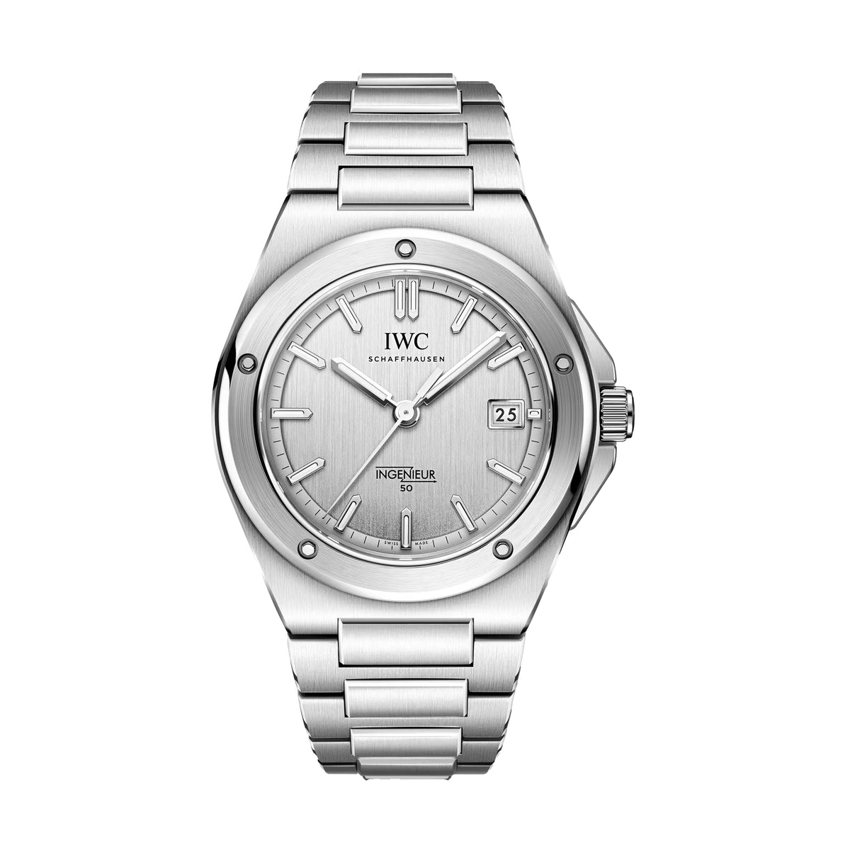 IWC Ingenieur Automatic 40 50th Anniversary Watch, 40mm Silver Dial, IW328910