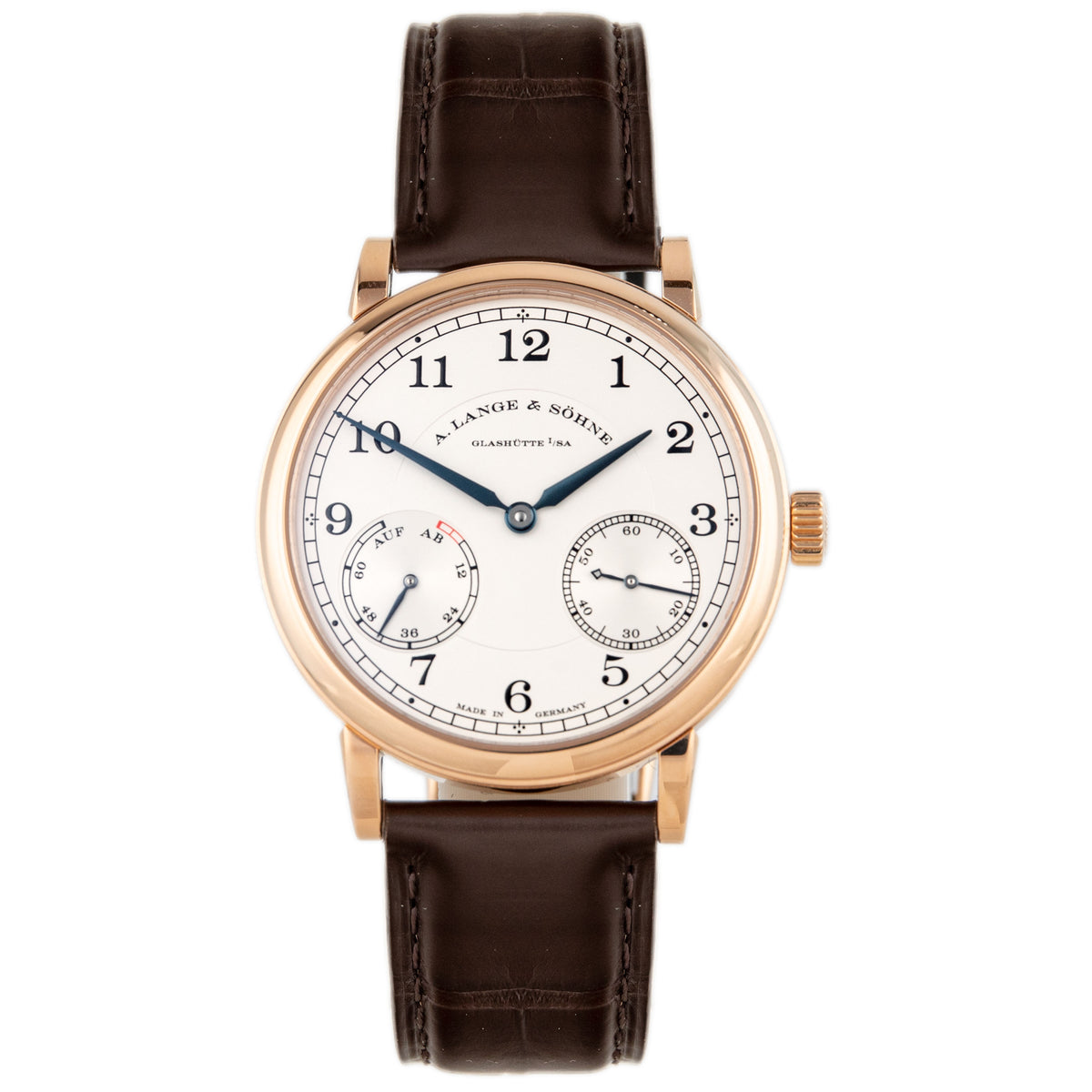 A. Lange & Sohne 1815 Up/Down Rose Gold Silver Dial 39mm 234.032