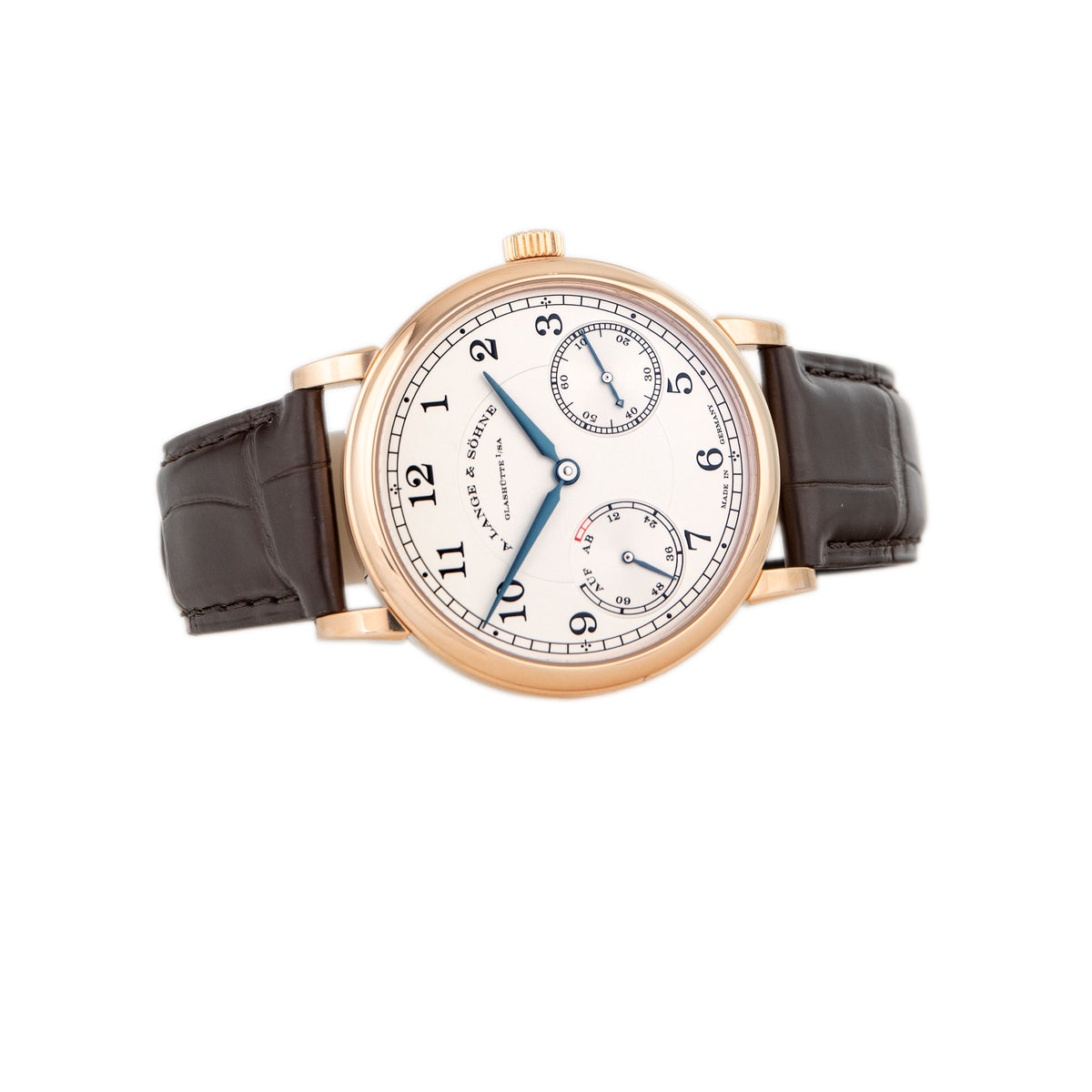 A. Lange & Sohne 1815 Up/Down Rose Gold Silver Dial 39mm 234.032
