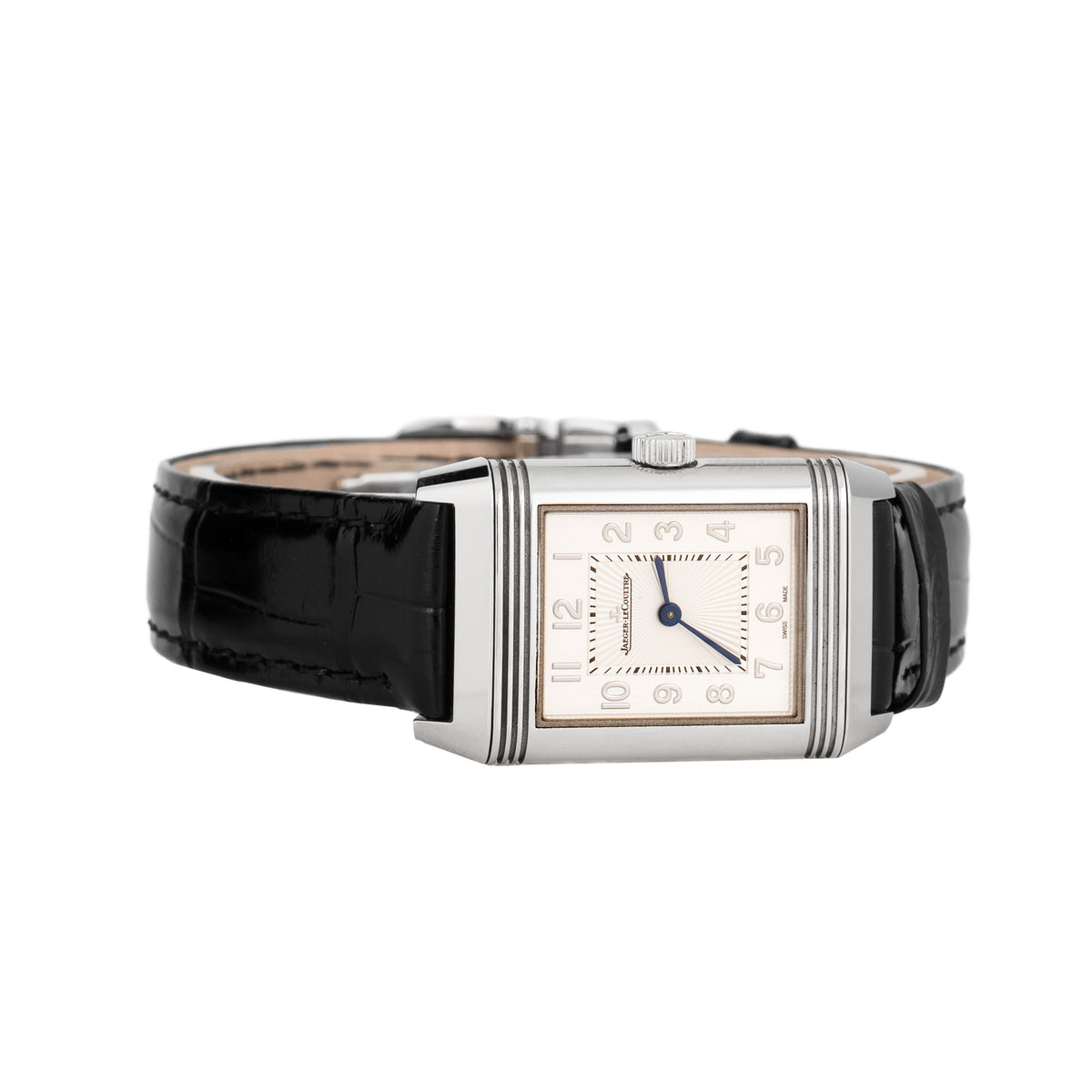 Jaeger-LeCoultre Reverso Classic Duetto Stainless Steel Silver Dial 34.02x21mm Q2668443 Full Set