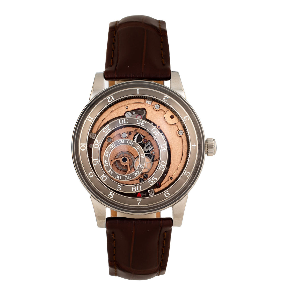 Trilobe Une Folle Journee Titanium Skeleton Dial 40.5mm UFJ01GD