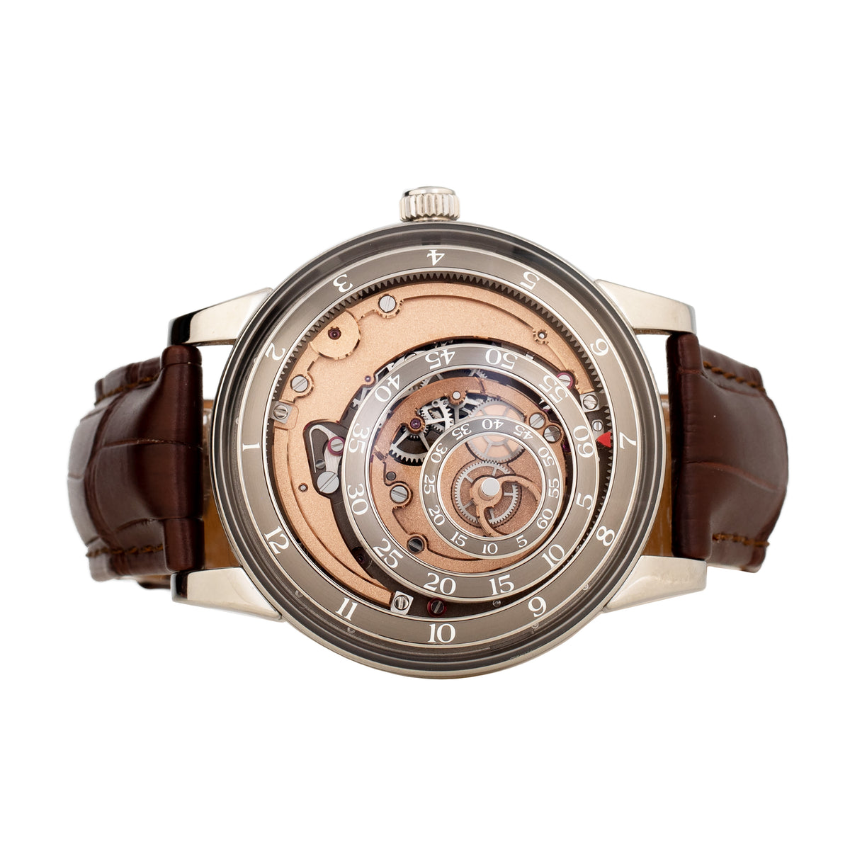 Trilobe Une Folle Journee Titanium Skeleton Dial 40.5mm UFJ01GD