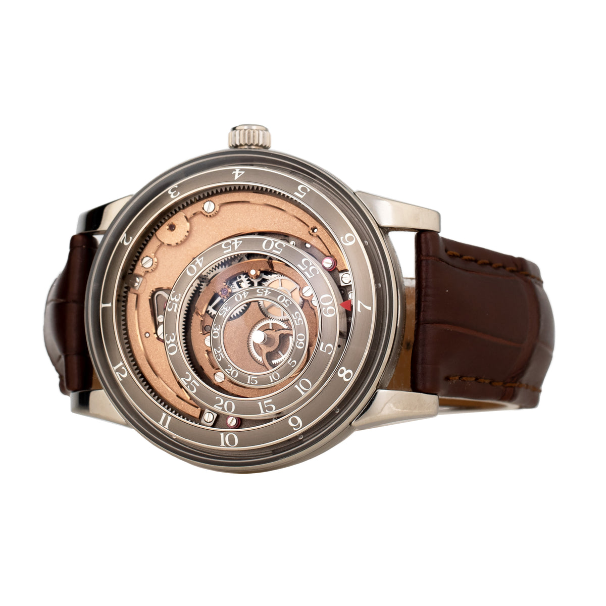 Trilobe Une Folle Journee Titanium Skeleton Dial 40.5mm UFJ01GD
