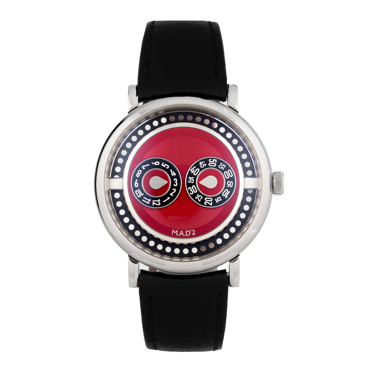 MB&F M.A.D.2 REDemption Stainless Steel Red Dial 42mm Full Set
