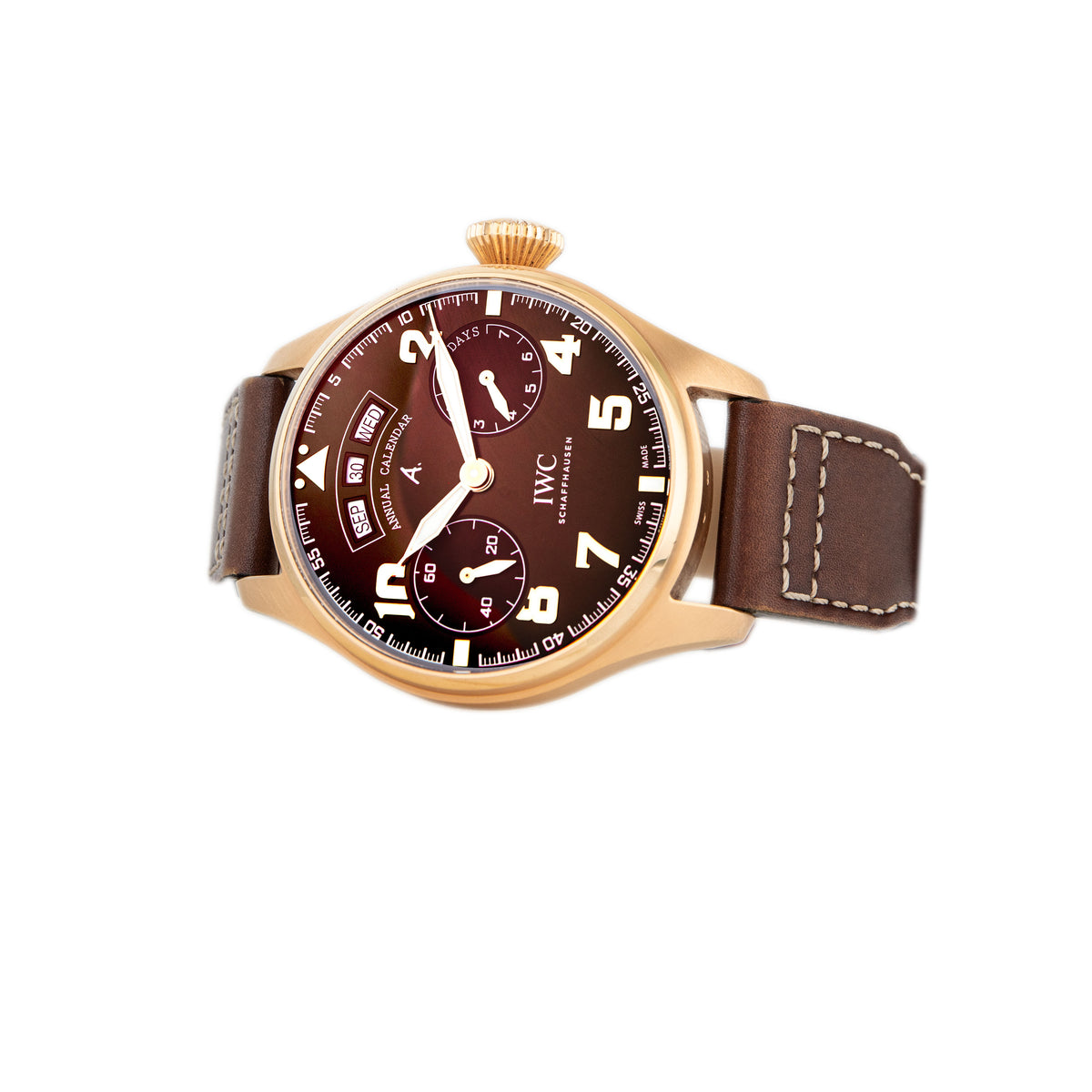 IWC Big Pilot’s Watch Annual Calendar Edition Antoine De Saint Exupery Rose Gold 46.2mm IW502706 Full Set