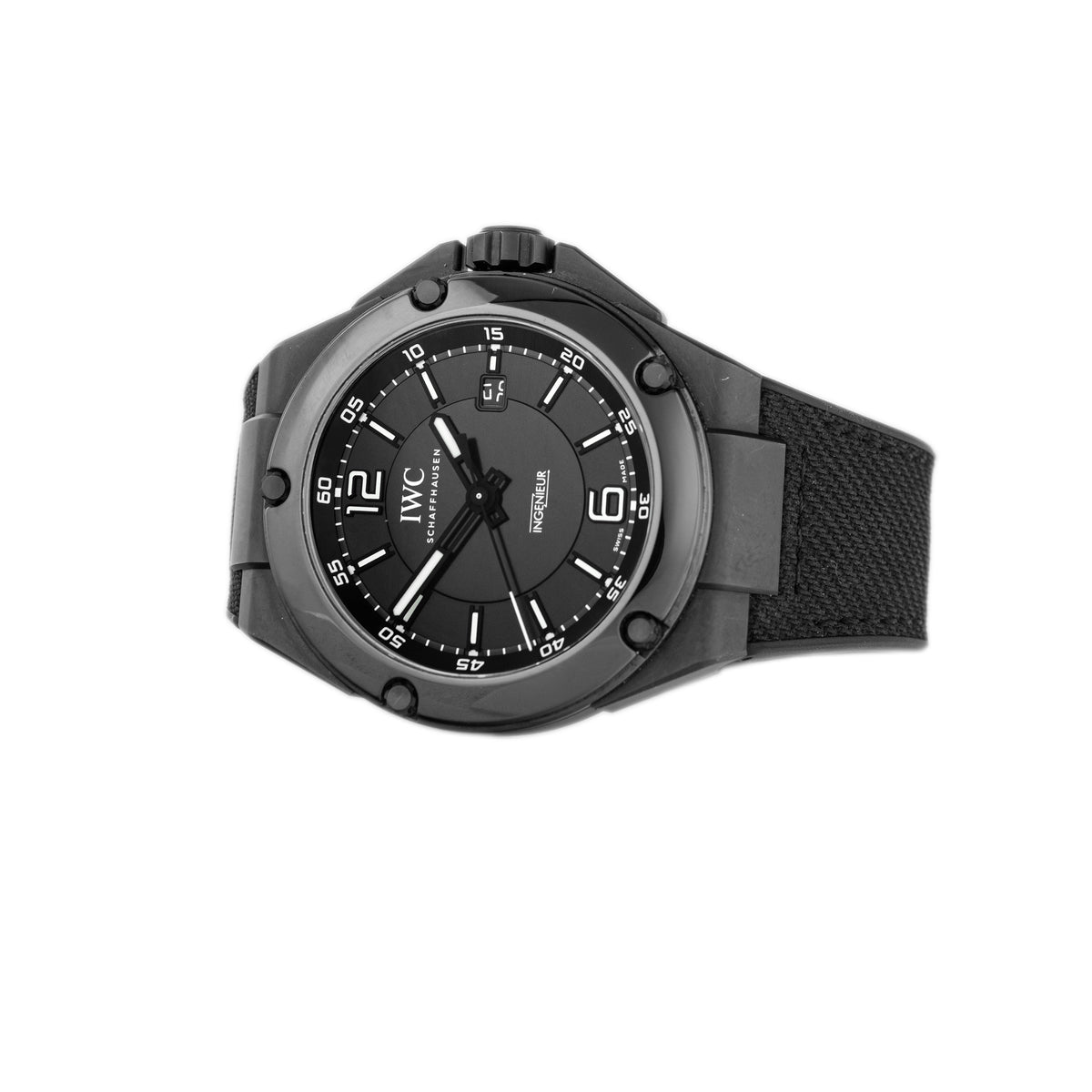 IWC Ingenieur AMG Black Series Ceramic Black Dial 46mm IW322503 Full Set