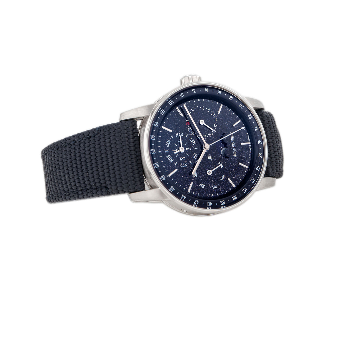 Audemars Piguet Code 11.59 Perpetual Calendar White Gold Aventurine Blue Dial 41mm 26394BC.OO.D027KB.01 Full Set