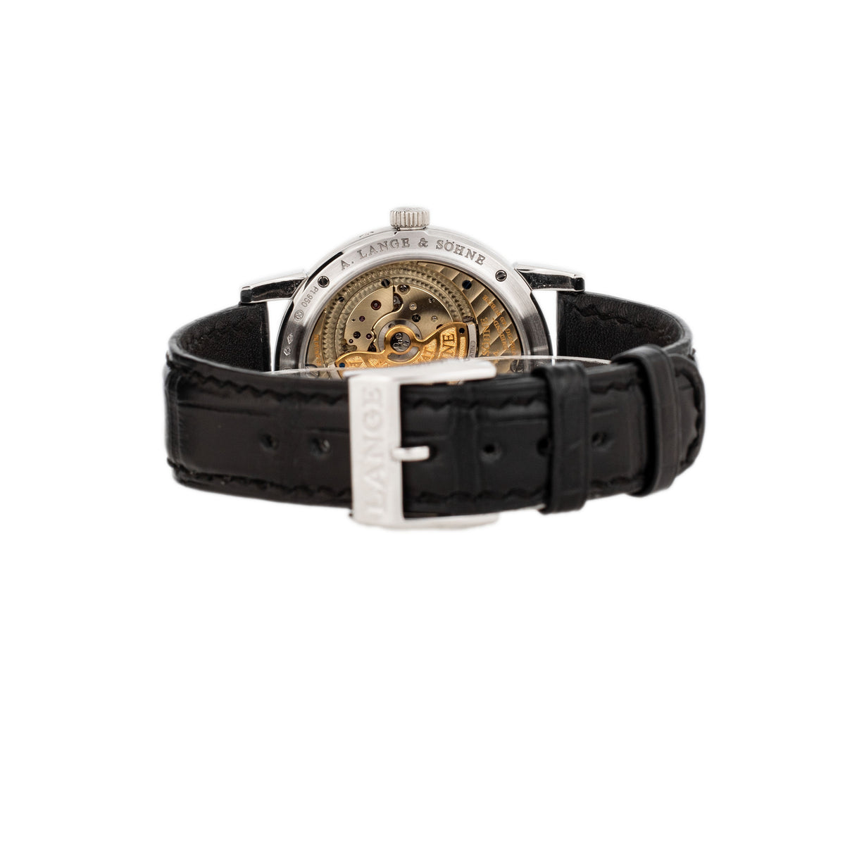 A. Lange & Sohne Langematik Perpetual Platinum Silver Dial 38mm 310.025