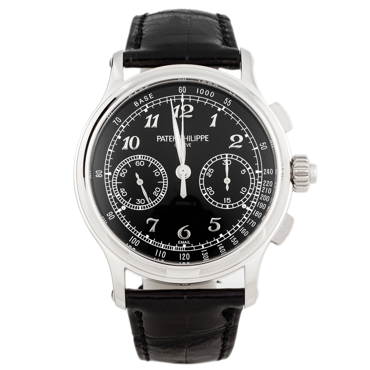 Patek Philippe Grand Complications Split Seconds Chronograph Platinum Black Dial 41mm 5370P-001 Full Set