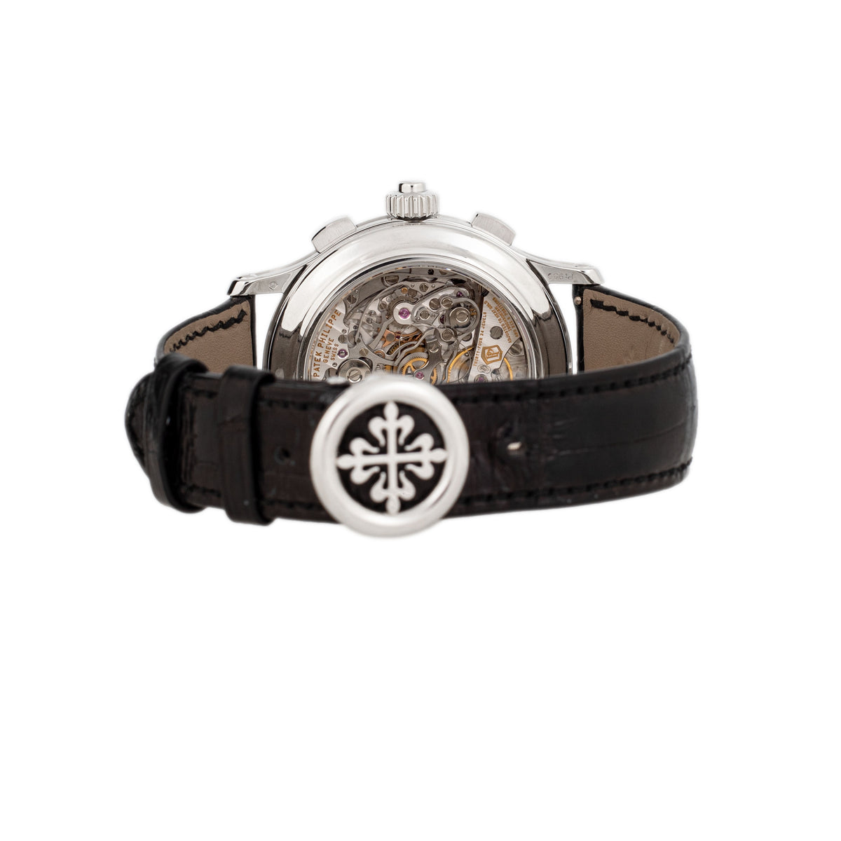 Patek Philippe Grand Complications Split Seconds Chronograph Platinum Black Dial 41mm 5370P-001 Full Set