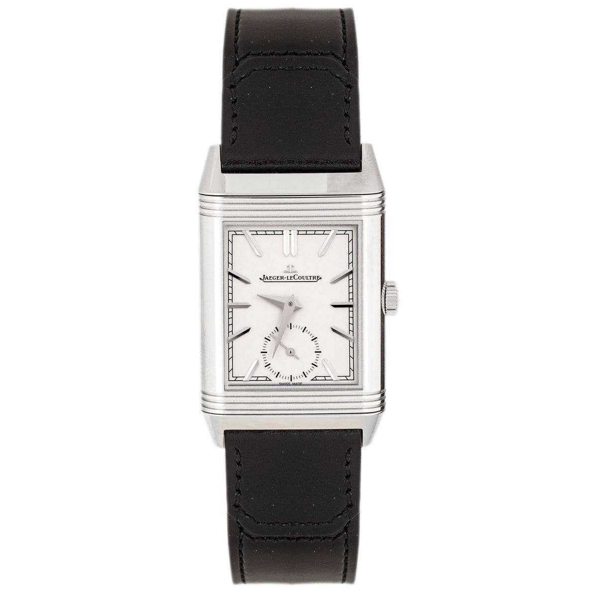 Jaeger-LeCoultre Reverso Tribute Duoface Steel Blue Dial 42.9x25.5mm Q3908410 Full Set