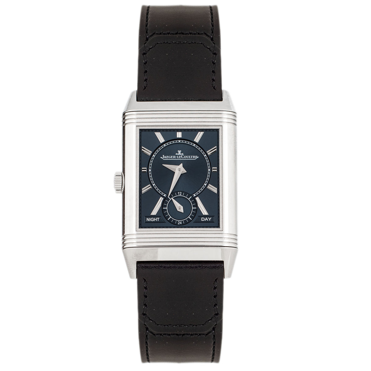 Jaeger-LeCoultre Reverso Tribute Duoface Steel Blue Dial 42.9x25.5mm Q3908410 Full Set