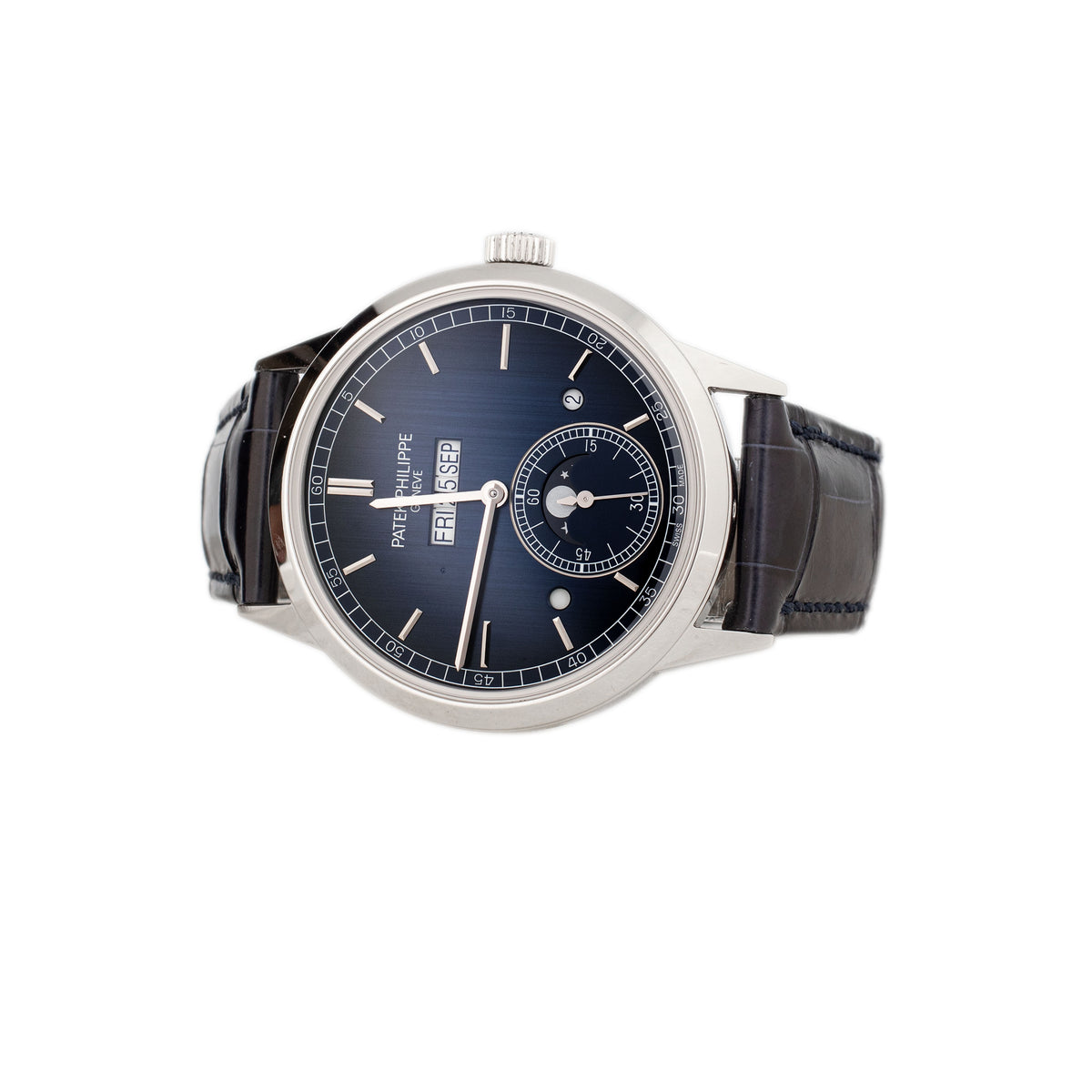 Patek Patek Philippe Grand Complications In-Line Perpetual Calendar Platinum Blue Dial 41.3mm 5236P-001 Full Set