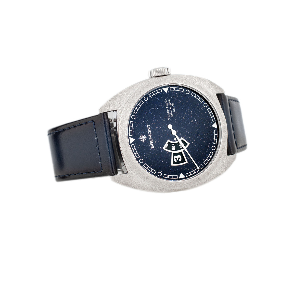 Bremont Terra Nova Jumping Hour Aventurine Stainless Steel Blue 40.5mm TN40-JH-FS-BLAV-LS Full Set