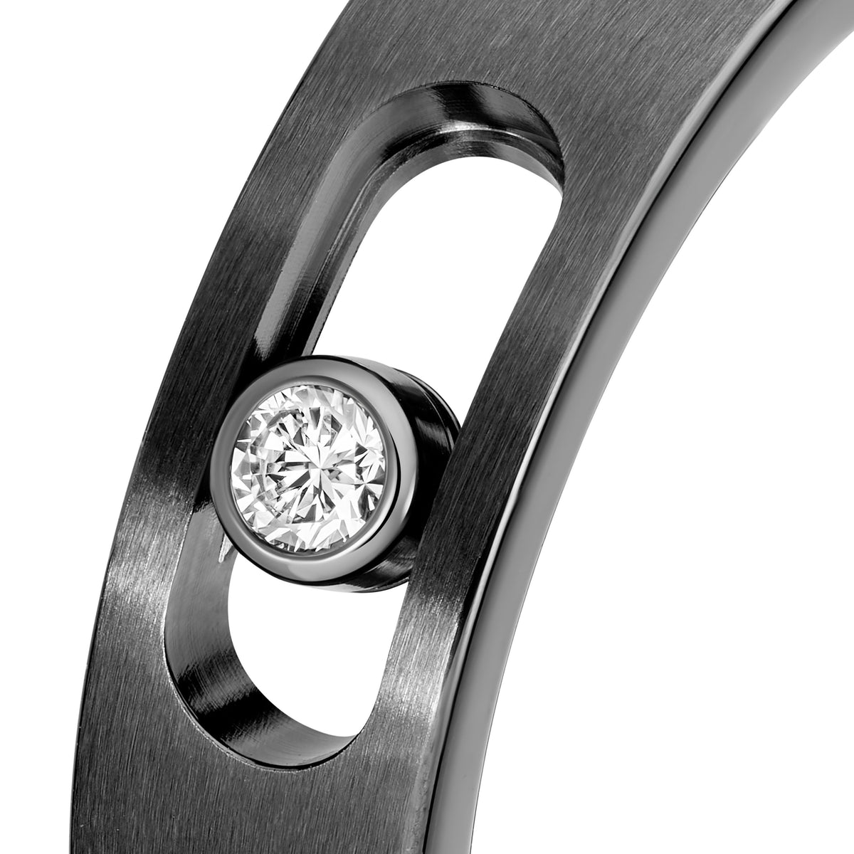 Messika Move Graphite Titanium Diamond Ring