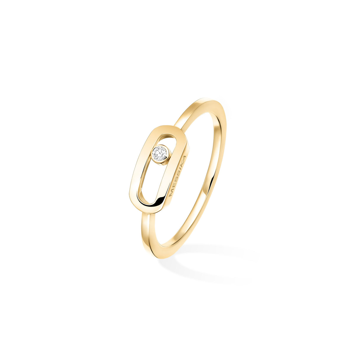 Messika Move Uno 18k Yellow Gold Diamond Ring