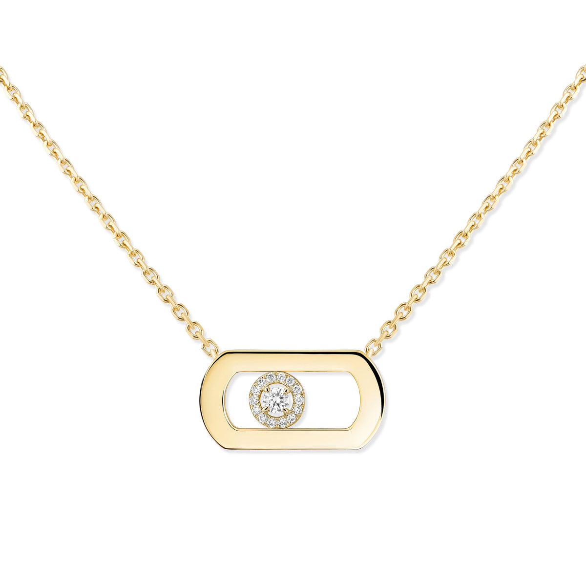 Messika So Move 18k Yellow Gold Diamond Necklace