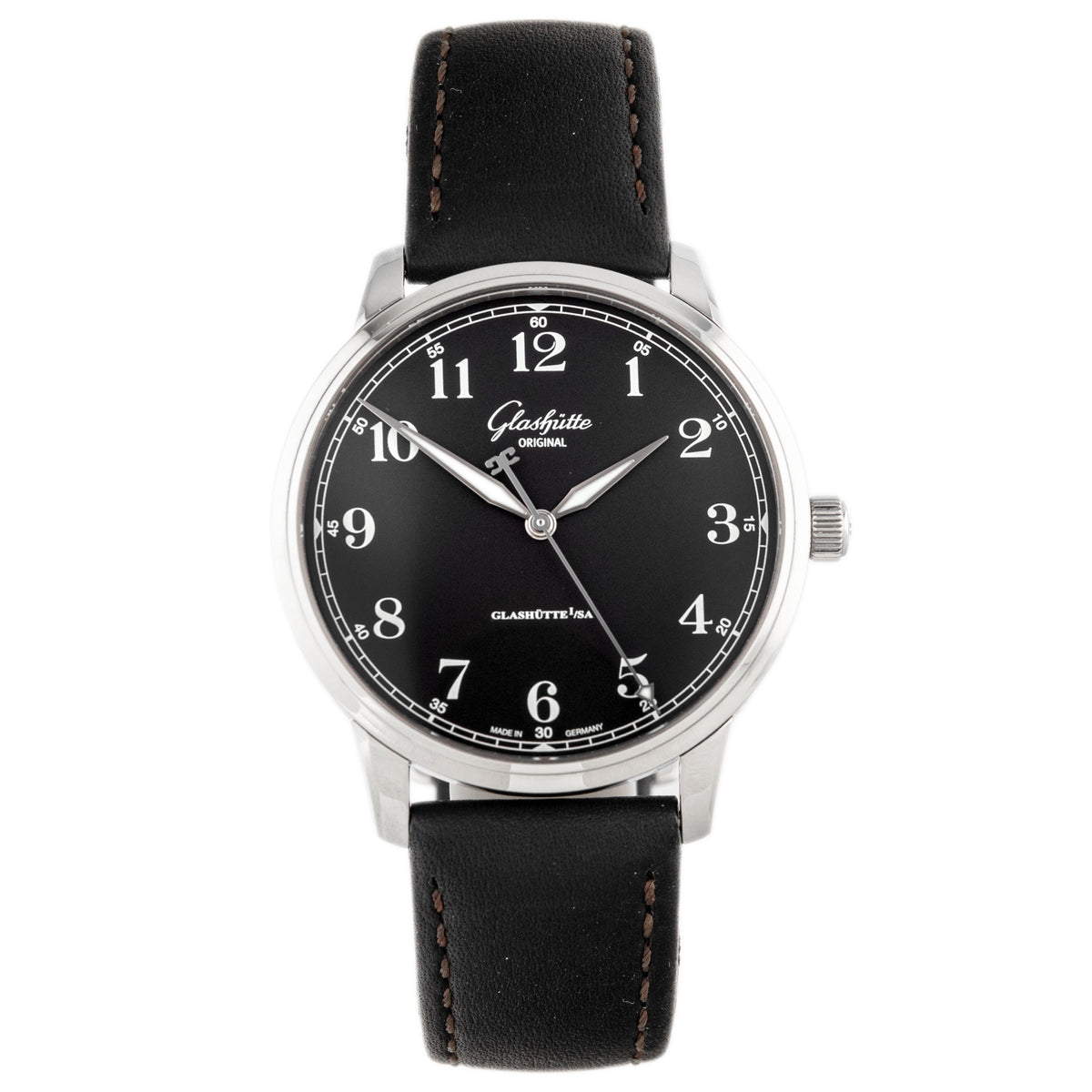 Glashutte Original Senator Excellence Stainless Steel Black Dial 40mm 1-36-01-03-02-65 Full Set