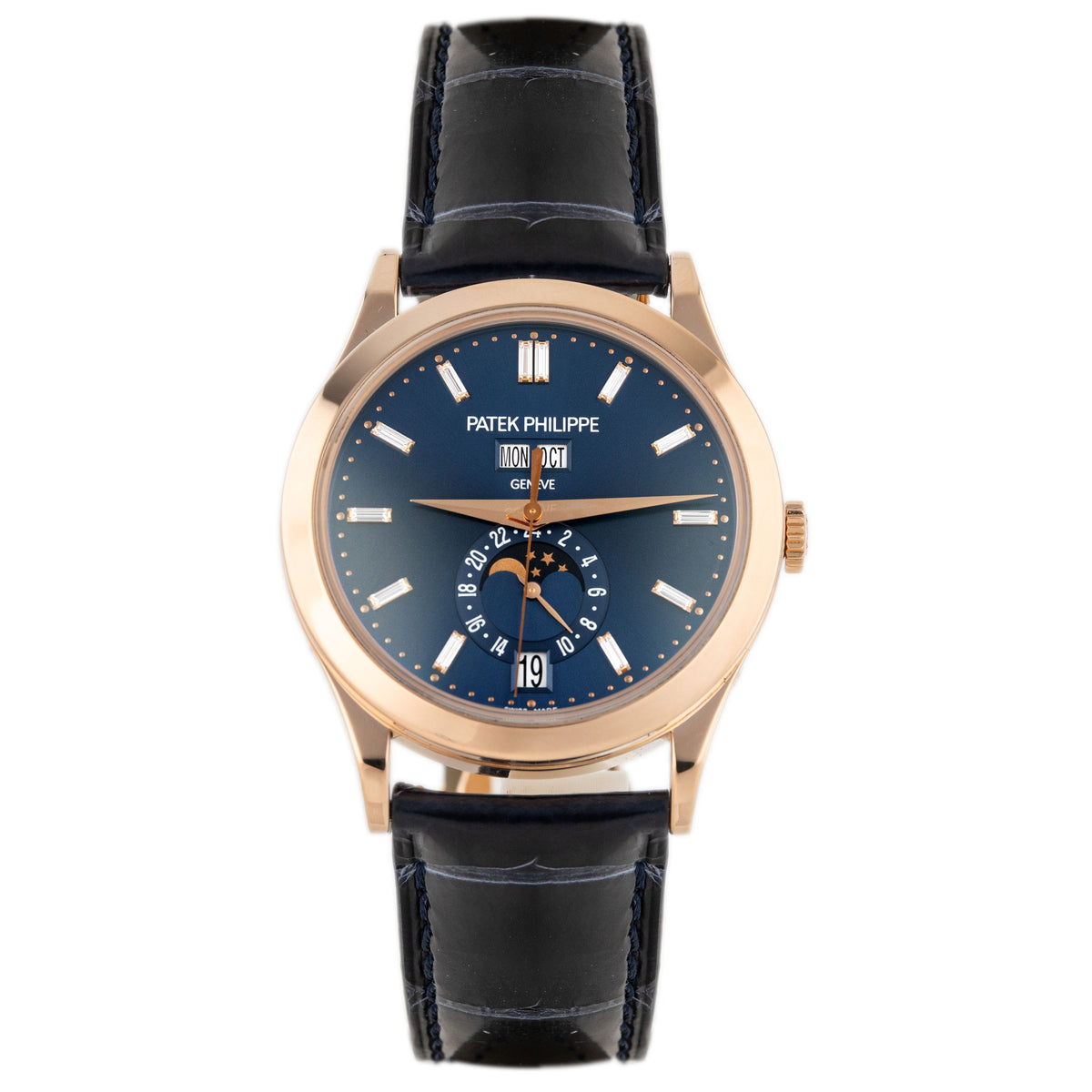 Patek Philippe Complications Annual Calendar Rose Gold Blue Dial 38.5mm 5396R-015 Full Set